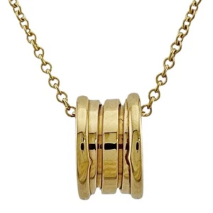 BVLGARI Necklace K18 yellow gold B-zero.1 used - Picture 1 of 11