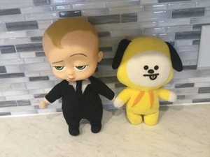 VINTAGE TALKING BOSS BABY MOVIE DOLL  VINYL HEAD PLUSH BODY & PUPPY CORP PLUSH - Picture 1 of 19