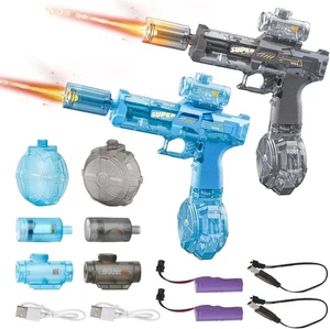 Pistola de agua eléctrica pistola de chorro UZI potente pistola de agua para niños juguetes adultos - Imagen 1 de 6