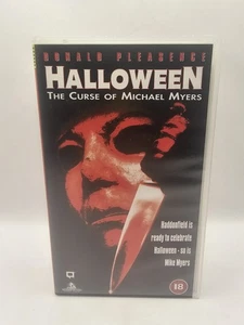 Halloween 6 The Curse of Michael Myers VHS Video Tape (Very Rare) - Picture 1 of 4