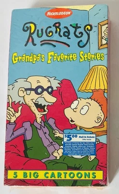 Rugrats Grandpa's Favorite Stories Nickelodeon 1997 VHS -New & Factory Sealed - Image 1 of 4