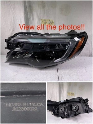 PARA! Faro halógeno lado del conductor izquierdo Honda Pilot Ridgeline 2016-2018 no OEM Foto 1 de 4