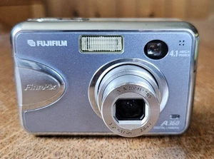 Fujifilm FinePix A360 4.1MP Digital Camera - Silver tested with sd card ref1 - Picture 1 of 12