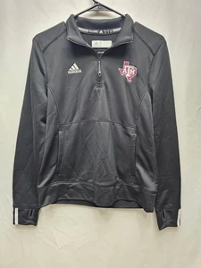Adidas Damen Fußball Texas A&M 1/4 Zip Aeroready Pullover Player Issued Gr. S - Bild 1 von 10
