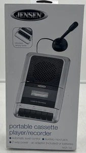 Jensen MCR-100 Kassettenspieler/Recorder silber - Bild 1 von 6