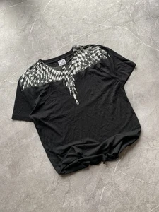 Rare Marcelo Burlon County of Milan Wings Neck Print T-Shirt Black Size M - Bild 1 von 11