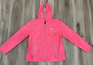 U.S. Polo Assn. Bright Neon Pink Hooded Jacket Women’s Size L - Picture 1 of 9