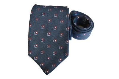 CORBATA HOMBRE BULLOCK & JONES AZUL MARINO/GEOMOÉTRICA Ancho: 3.7/8" Largo: 61" Foto 1 de 3