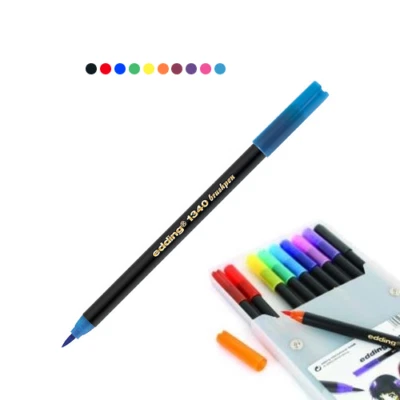 Edding Tattoo Skin Marker Brush Pens - 10 Pack - Mixed Colours - Tattoo design
