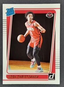2021-22 Panini Donruss Rated Rookie Josh Christopher #250 Houston Rockets - Picture 1 of 2
