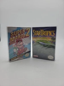 10x Nintendo NES Box Protector Clear Plastic Thick Sleeve Plastic Covers - Picture 1 of 3
