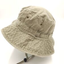 Polar Graphics Mens Bucket Hat Size Large Green Canvas 