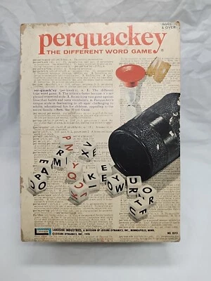 *Missing 2 Dice* 1970 Perquackey The Different Word Game Lakeside Industries - Image 1 of 4