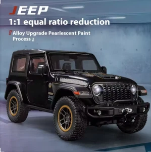 Modelo de coche de juguete Jeep Wrangler escala 1:18 con efectos de sonido y luz - Imagen 1 de 18