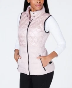 Calvin Klein Performance Quilted Down Vest Metallic Bare Size M - Picture 1 of 1