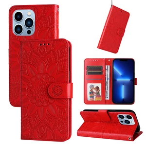For iPhone 16e 12 13 14 15 16 Pro Max Magnetic Leather Wallet Stand Case Cover - Picture 1 of 41