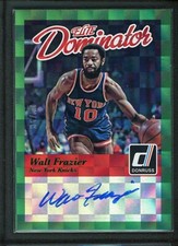 2014-15 WALT FRAZIER 36/50 AUTO PANINI DONRUSS ELITE DOMINATOR AUTOGRAPHS