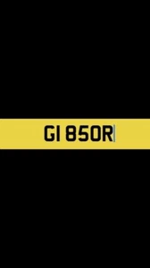 Gepflegtes privates Nummernschild Volvo 850r 850 T5R G1 850R - Bild 1 von 1