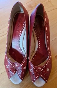 PIKOLINOS Pumps Gr. 40 Peeptoe 100% Leder Soooo Schön !!! NEU Schuhe 119,- P617 - Imagen 1 de 7