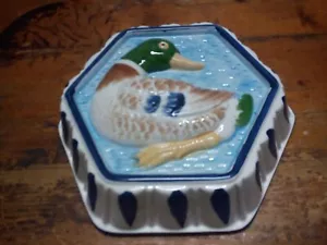 Duck jelly pudding mould mold porcelain - Picture 1 of 3