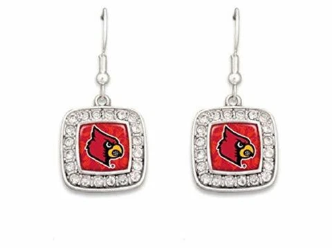 47274 Louisville Square Pendant Earrings with Rhinestones Cover