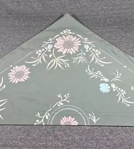 Dog Bandana Top Paw Olive Green Floral Print Protect Calm Stylish Accessories - Picture 1 of 18