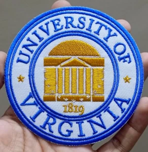 University Of Virginia Logo Bügelbild Patch - Aufnäher Patch - gestickter Aufnäher 4"x4" - Bild 1 von 6