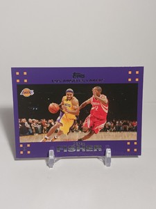 Derek Fisher 2007-08 Topps - Lakers Team Set 60th Anniversary Ultra Rare SSP