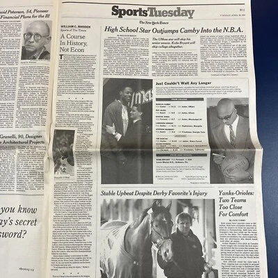 Kobe Bryant Vintage Newspaper Article The New York Times - Image 1 of 4