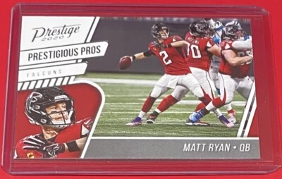 2020 Panini Prestige Matt Ryan PRESTIGIOUS PROS INSERT Atlanta Falcons #PP-MR 🔥 - Image 1 of 2