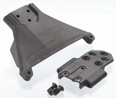 RPM Front Bulkhead Traxxas LCG Slash 4x4 Chassis Black RPM73562 - Image 1 of 2