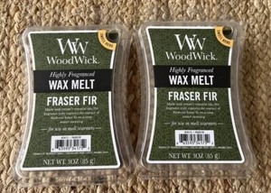 Two Packs WoodWick Frasier Fir Wax Melts Highly Fragranced - Picture 1 of 2