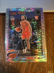 Coby White 2019 NBA Hoops Premium Stock Tribute Box Set Pulsar Prizm Rookie RC - Picture 1 of 6