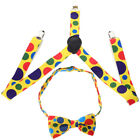 Children's Clown Suspender Bow Tie Set - Fun and Festive for Any Occasion