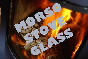 MORSO REPLACEMENT STOVE GLASS CLEANHEAT SQUIRREL, PANTHER, BADGER - ALL MODELS - Picture 1 of 5