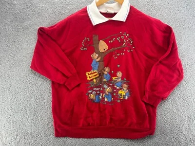 Sudadera suéter vintage de oso restaurante panal para mujer Basic Editions Foto 1 de 4