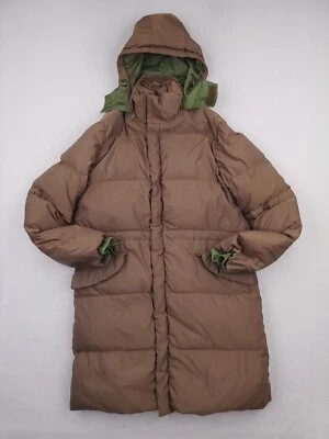 Jil Sander Coat Womens 40 Brown Quilted Parka Down Puffer Insulated Winter - Image 1 of 4