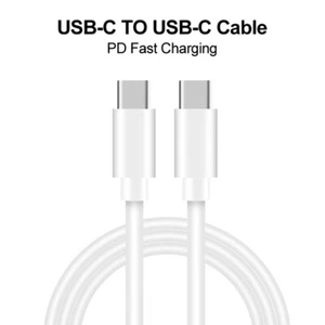 New 2M USB Type-C M/M Cable Data Sync Charger Adapter For OPPO Apple ASUS Nokia - Picture 1 of 8