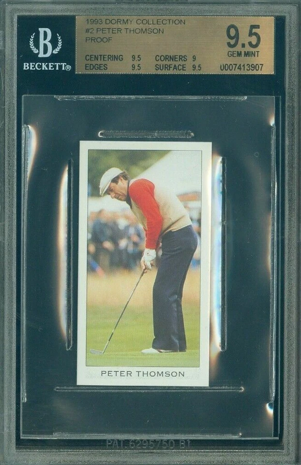 1993 DORMY ERROR # 2 PETER THOMSON AUSTRALIA  BGS 9.5  FINEST GRADED  * - Image 1 of 2