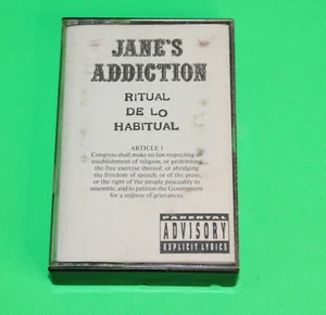 JANES ADDICTION Ritual De Lo Habitual Cassette Tape Alternative Rock Metal Music - Imagen 1 de 3