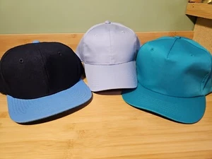 vintage visor blank snapback Hook Loop hat cap deadstock 80s - Picture 1 of 15
