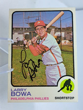 2020 Historic Autographs 1973 Topps #119 Larry Bowa Phillies COA