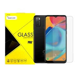 For Alcatel 3L 2021 Tempered Glass Phone Film Screen Protector Cover - Picture 1 of 12