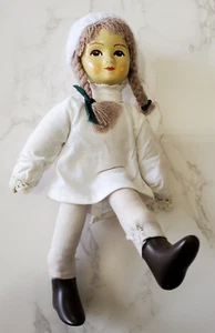 Tati Mädchen Puppe 9 Zoll Bremen Germany Handarbeit Gerhard Dargle Keramik Stoff Vintage - Bild 1 von 13