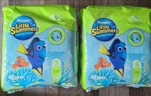 2 Huggies Little Swimmers Small 16-26 lb Disposable Swim Pants -20 count NEW 40 - Picture 1 of 1