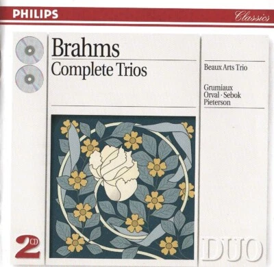 Brahms - Complete Trios (2xCD 1993) Beaux Arts Trio; Sebök; Grumiaux; Orval - Image 1 of 2