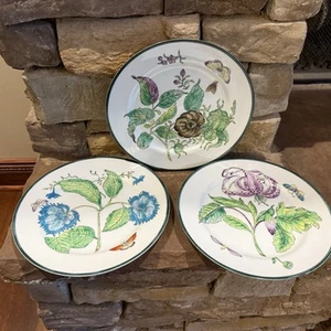 3 Beautiful A Nora Fenton-Butterflies & Flowers Design Plate(Made in Hong Kong) - Picture 1 of 8