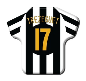 Calamita Simile a T-Shirt Calcio Stagione 2004/2005 Juve 17 David Trezeguet - Picture 1 of 9