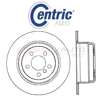 Centric C-TEK Disc Brake Rotor for 2003-2005 Land Rover Range Rover 4.4L V8 aa Foto 1 de 4