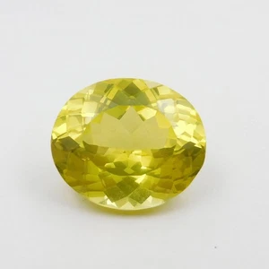 Zafiro Amarillo 8.30 Ct CERTIFICADO Piedra Preciosa Suelta Natural Perfecto Corte Ovalado - Imagen 1 de 9